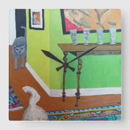 Relógio Quadrado Violência Doméstica