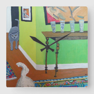 Relógio Quadrado Violência doméstica