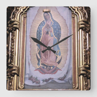 Relógio Quadrado Virgin de Guadalupe