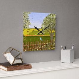 Relógio Quadrado Visão Bela