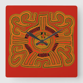 Relógio Quadrado Visão do Xamã Peyote