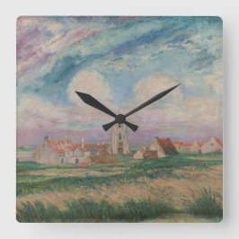 Relógio Quadrado Vista de Mariakerke