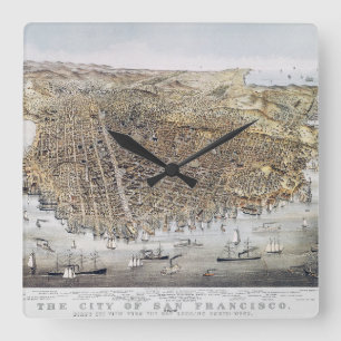 Relógio Quadrado Vista de San Francisco, 1878