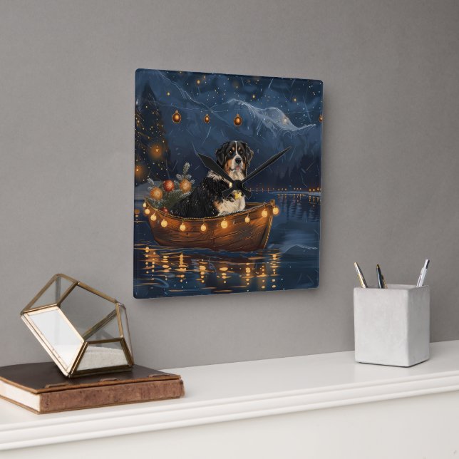 Relógio Quadrado Voz Festiva da Grande Montanha da Suíça (Escritório)