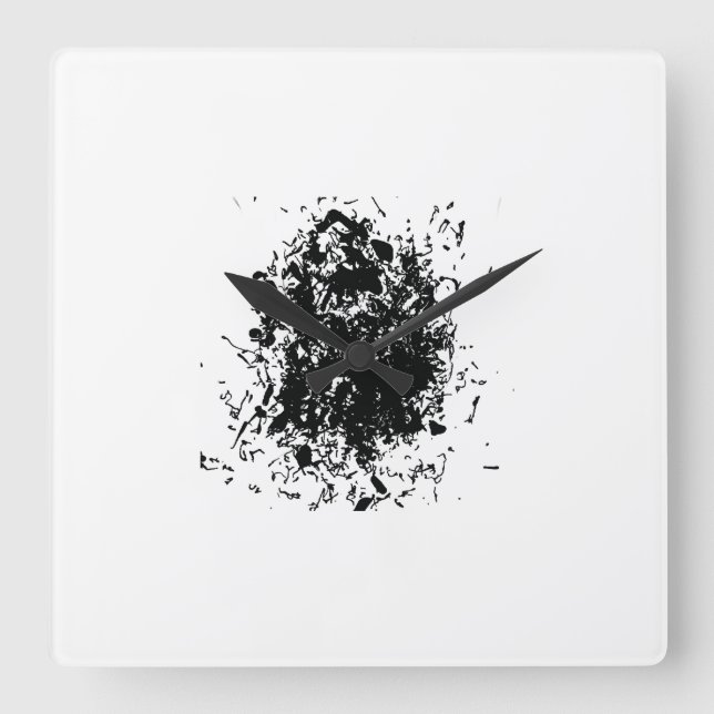 Relógio Quadrado Wall Art & Décor > Clocks (Frente)