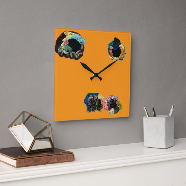 Relógio Quadrado Wall Art & Décor > Clocks (Escritório)
