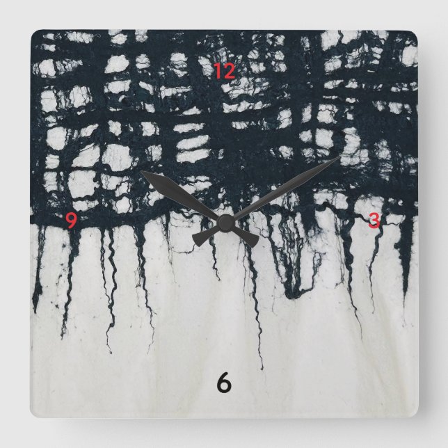 Relógio Quadrado Wall Art & Décor > Clocks (Frente)