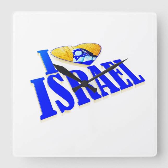 Relógio Quadrado Wall Clock (Frente)