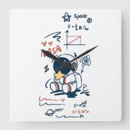 Relógio Quadrado Wall Clock.