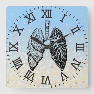 Relógio Quadrado Wall clock para o centro médico