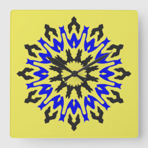 Relógio Quadrado Wall Clock, um elegante design clássico multicolor