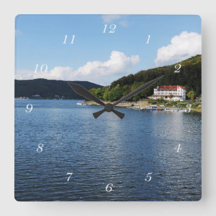 Relógio Quadrado Wanduhr quadrado Edersee em Nordhessen
