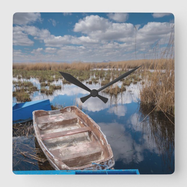 Relógio Quadrado Water | Kayseri Turkey (Frente)