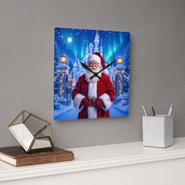 Relógio Quadrado „Weihnachtliche Harmonie“ (Escritório)