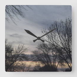 Relógio Quadrado Whispers of Winter