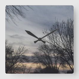 Relógio Quadrado Whispers of Winter