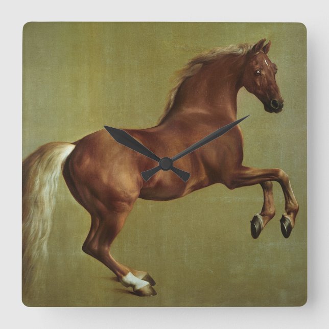 Relógio Quadrado WhistleJacket, 1762 Wall Clock (Frente)