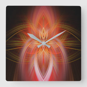 Relógio Quadrado Wild Iris