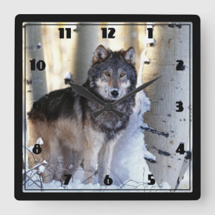 Relógio Quadrado Wolf