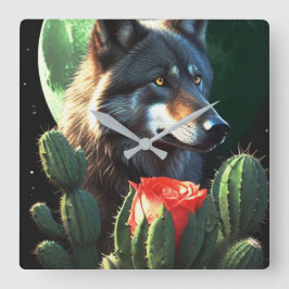 Relógio Quadrado Wolf19: