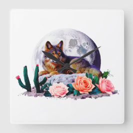 Relógio Quadrado Wolf27: