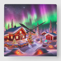 Wonderland de inverno mágico: aldeia de Papais noe