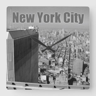 Relógio Quadrado World Trade Center NYC das torres gémeas