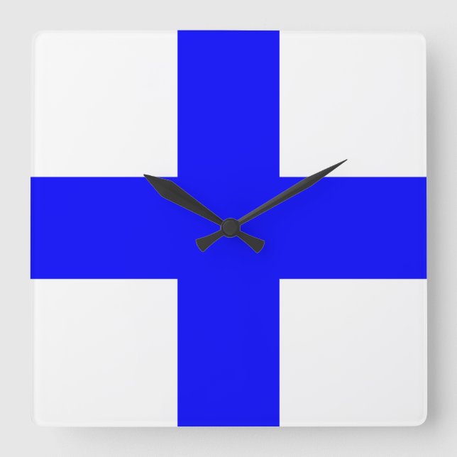 RELÓGIO QUADRADO XRAY BLUE CROSS (Frente)