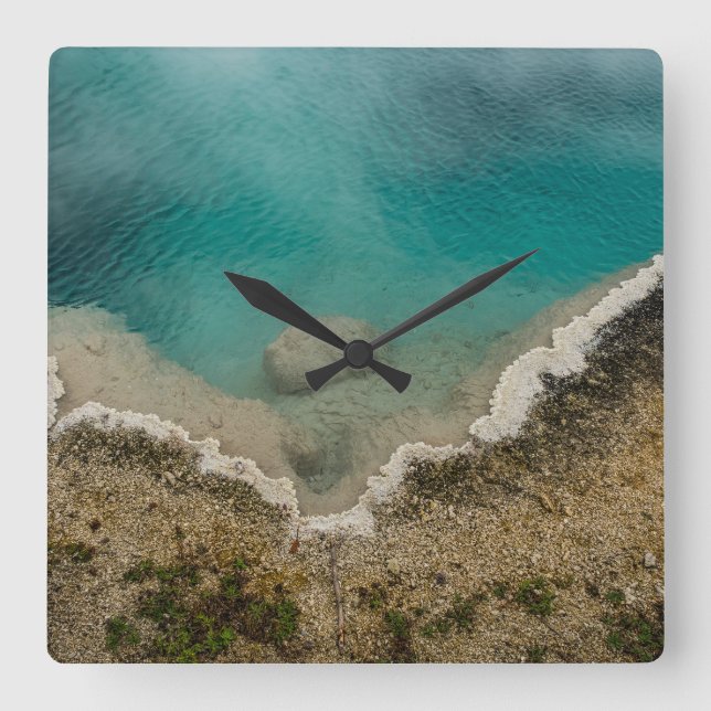 Relógio Quadrado Yellowstone Grande Prismático (Frente)