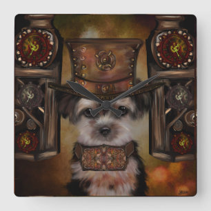 Relógio Quadrado Yorkie Poo