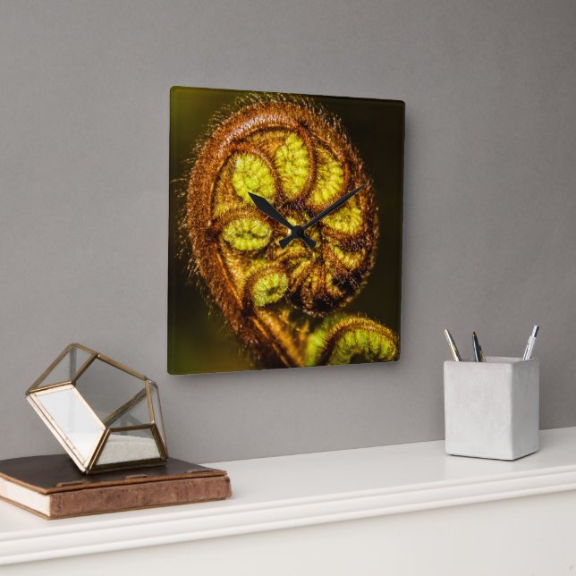 Relógio Quadrado Young Fern Folaves (Escritório)