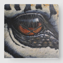 Zebra Eye Wall Clock