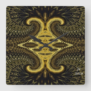 RELÓGIO QUADRADO ZEN MONK WALL CLOCK