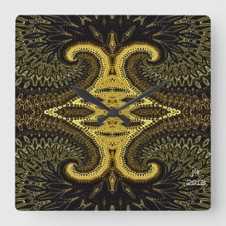 RELÓGIO QUADRADO ZEN MONK WALL CLOCK