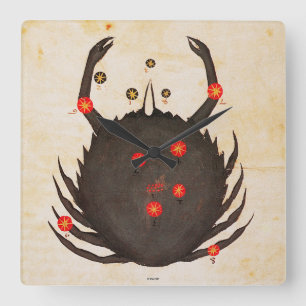 Relógio Quadrado Zodíaco: Cancer, C1350