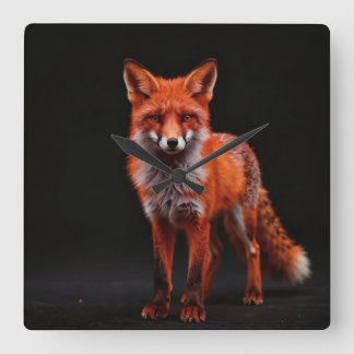 Relógio Quadrado Zorro nocturno