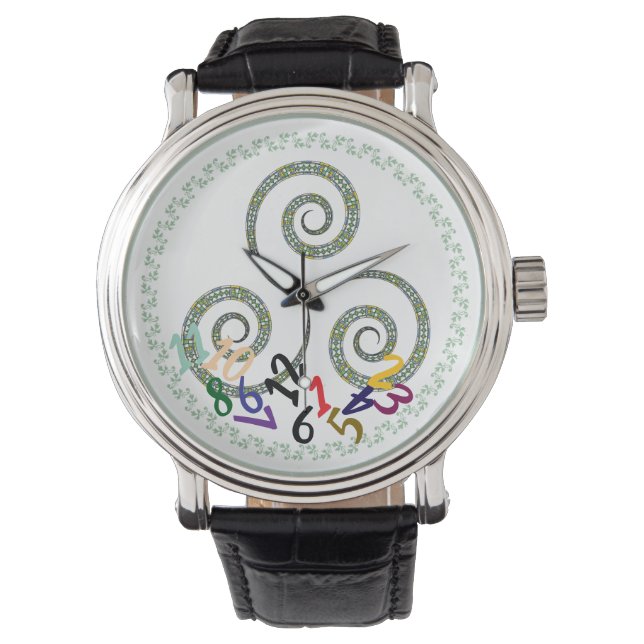 Relógio Qual é a hora de vigiar (Frente)