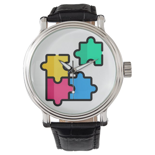 Relógio quebra-cabeça (Frente)