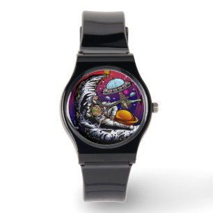 Relógio Queijo Moon Space