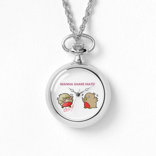 Relógio Quer compartilhar, amigo! (Frente)