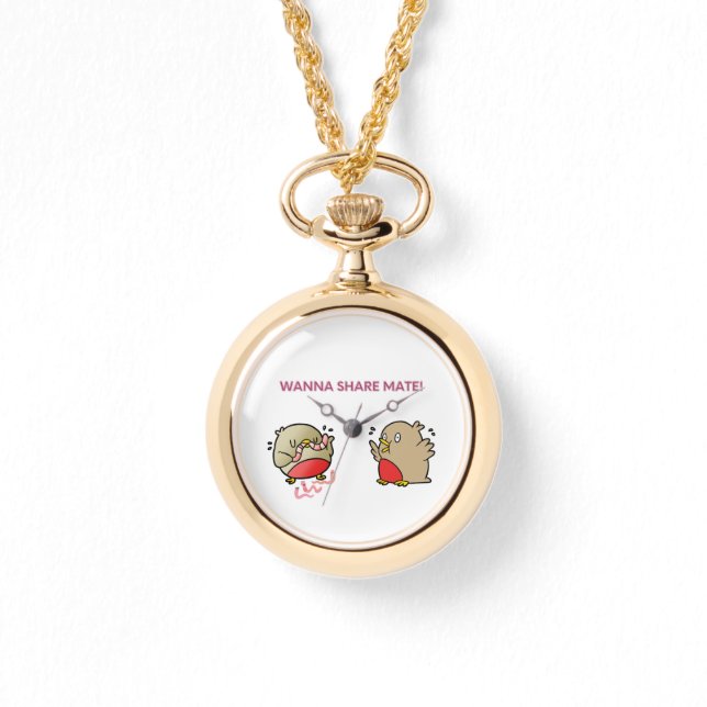 Relógio Quer compartilhar, amigo! (Frente)