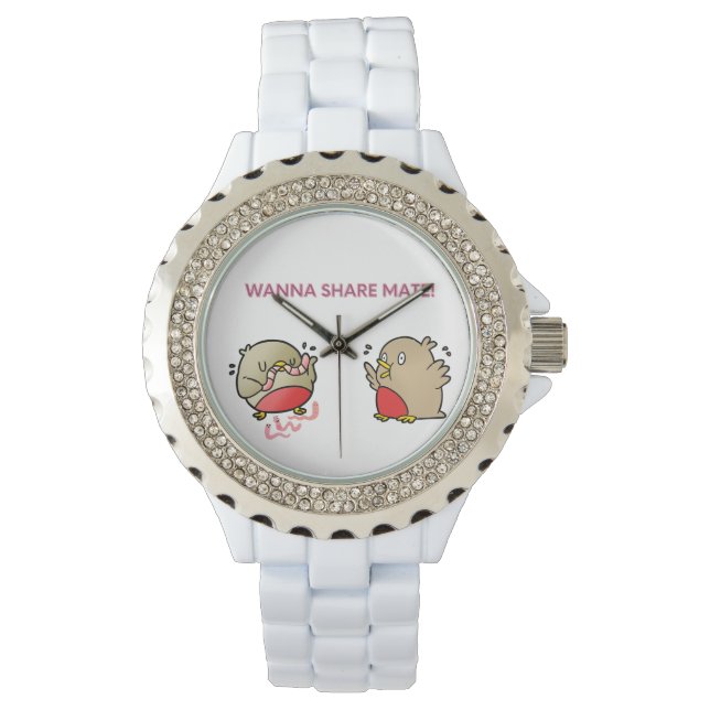 Relógio Quer compartilhar, amigo! (Frente)