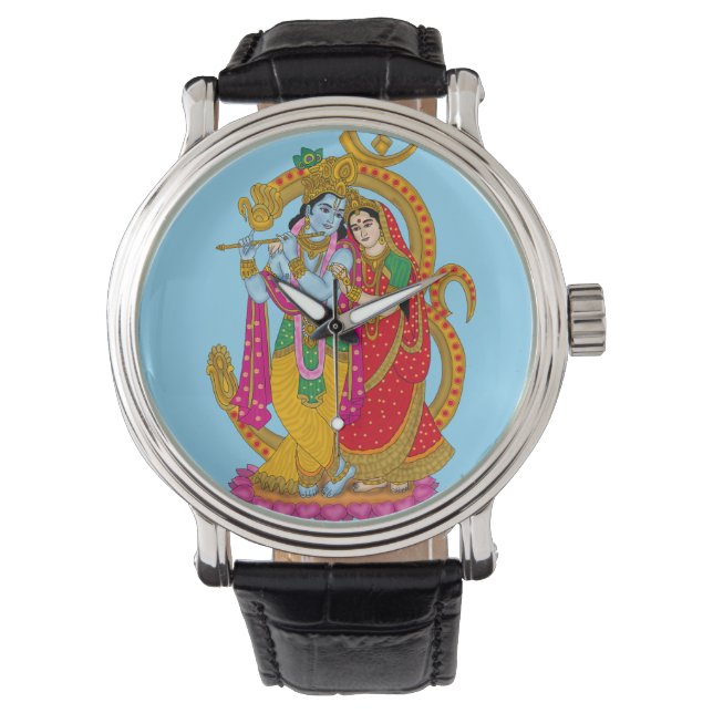 Relógio Radha Krishna Wall Clock (Frente)