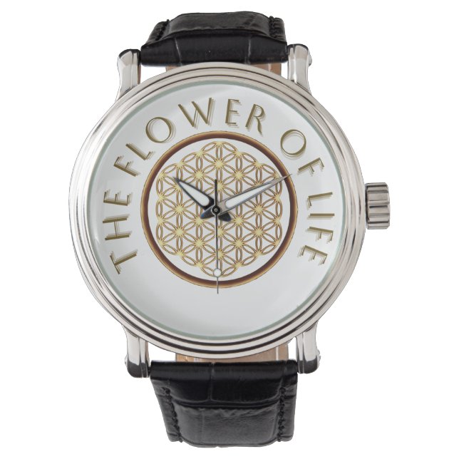 Relógio Radiação Geométrica Sagrada (Frente)