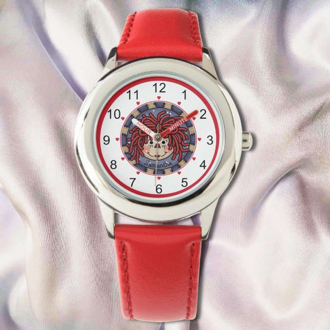 Relógio Raggedy Ann Face Personalizada Watch (Criador carregado)