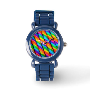 Relógio Rainbow Candy Cane Watch