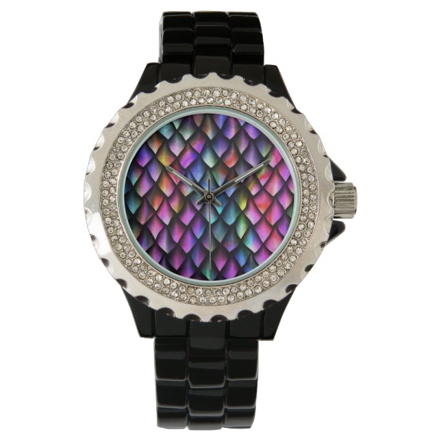 Relógio Rainbow Dragon Scales Watch (Frente)