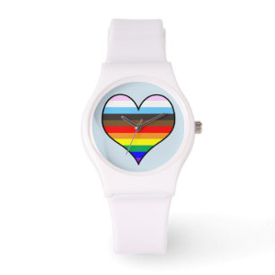 Relógio Rainbow Heart Watch