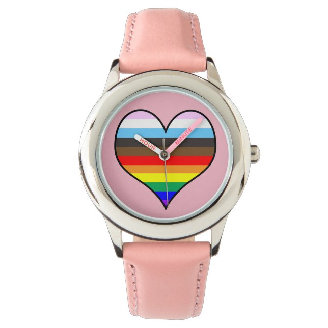 Relógio Rainbow Heart Watch (Frente)