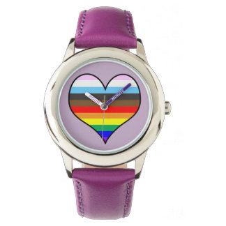 Relógio Rainbow Heart Watch